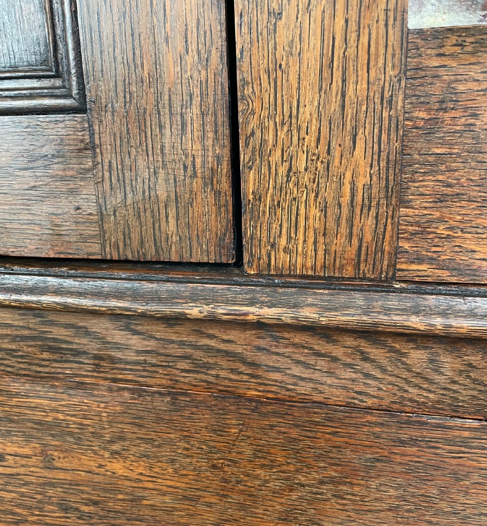 Large 20th Century Edwardian Wardrobe In Oak View XIII