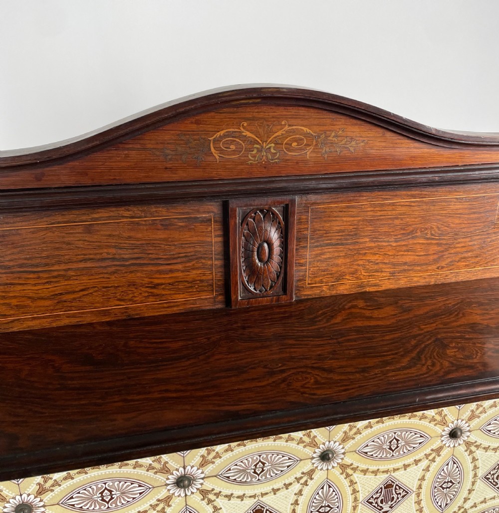 Antique 19th Century Marble Top Washstand In Rosewood View XI