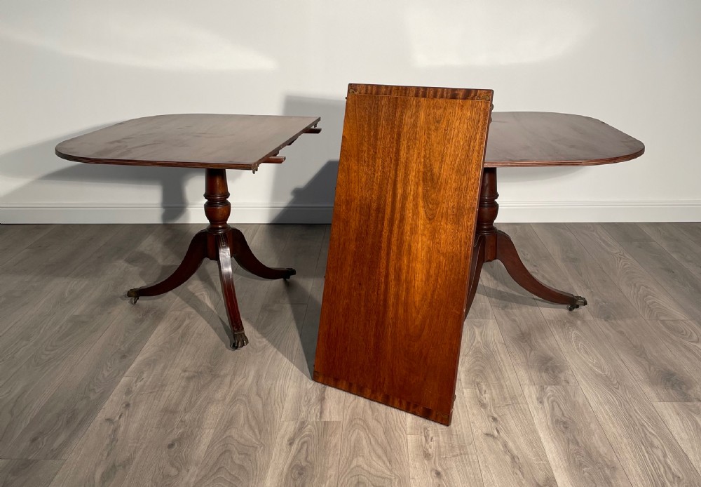 20th Century Brass Inlaid Dining Table In Mahogany View IV