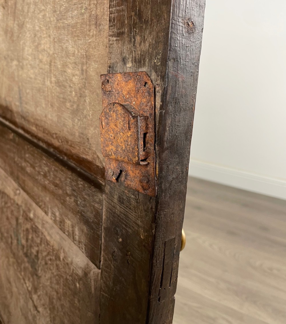 Antique 18th Century Corner Cupboard In Oak View V