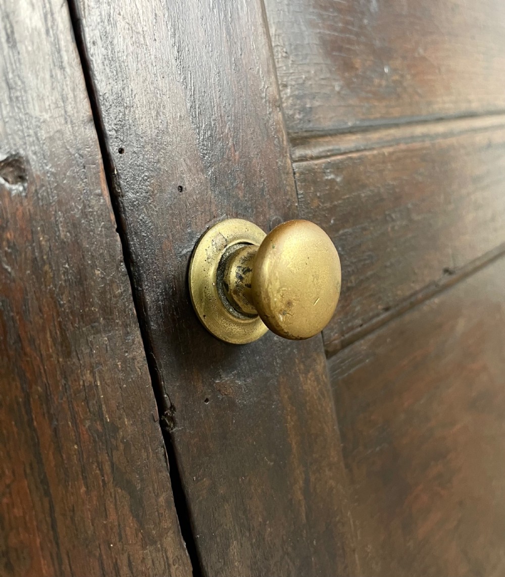 Antique 18th Century Corner Cupboard In Oak View VII