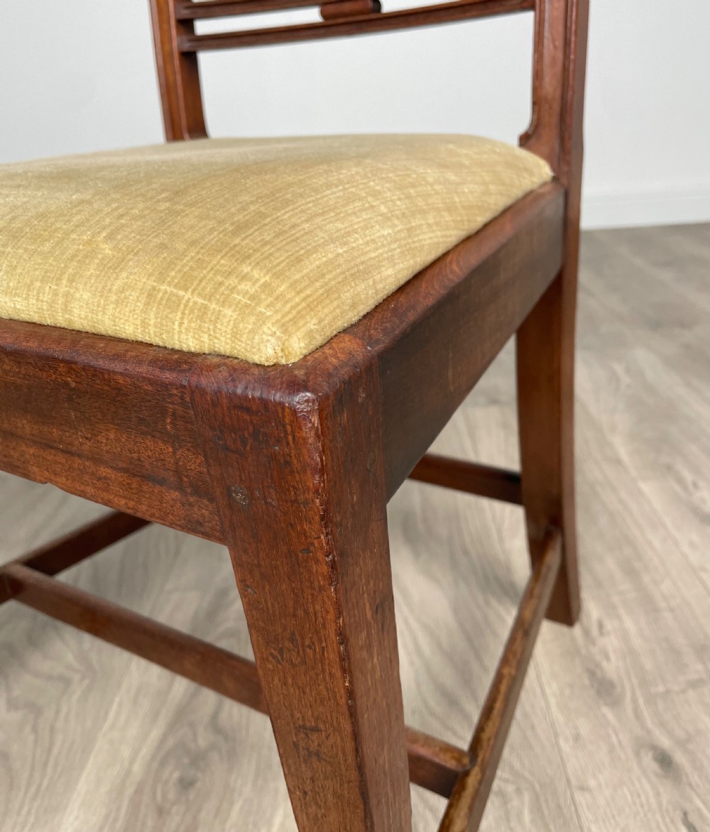 Antique 18th Century Set Of 6 Dining Chairs In Mahogany View VI