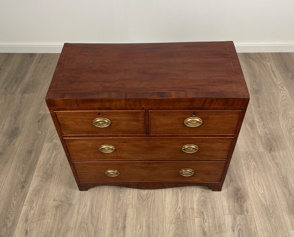Antique 18th Century Inlaid Chest Of Drawers In Mahogany View XIII