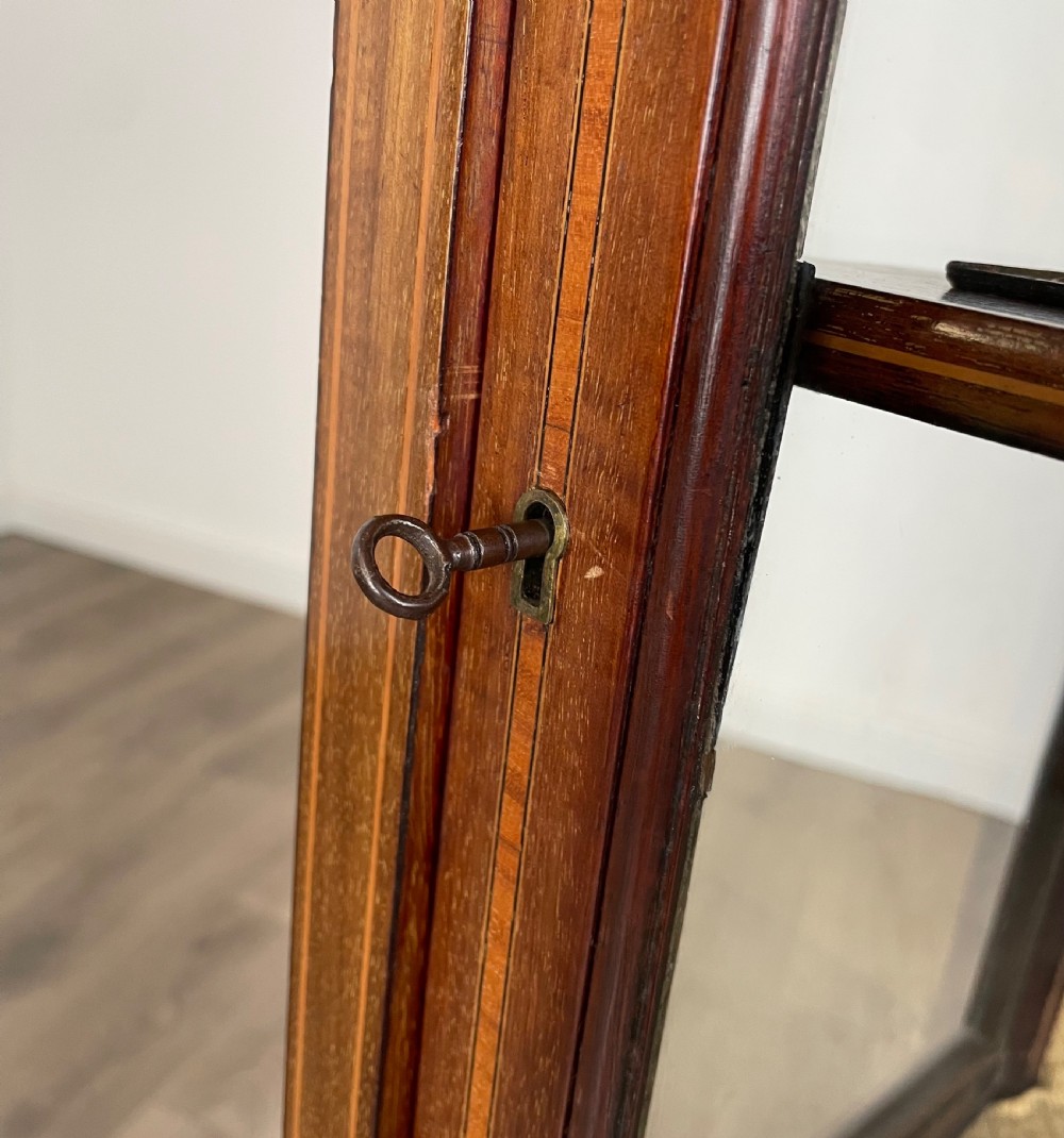 Antique 19th Century Display Cabinet In Mahogany View VI