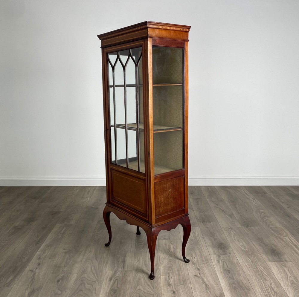 Antique 19th Century Display Cabinet In Mahogany View VIII