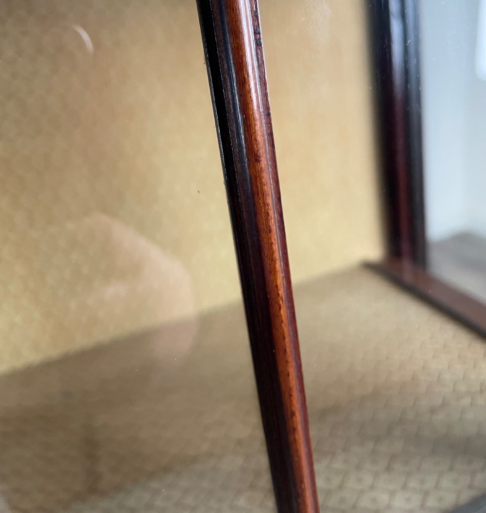 Antique 19th Century Display Cabinet In Mahogany View XI