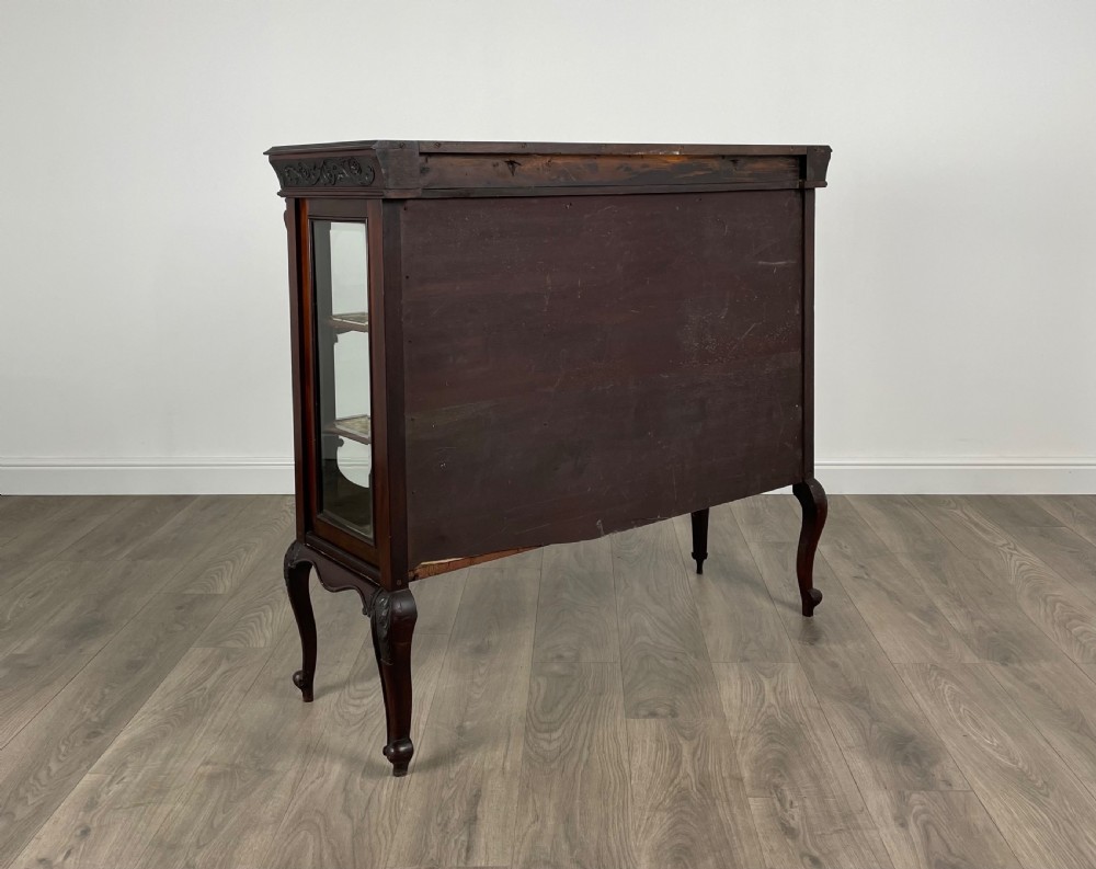 Antique 19th Century Display Cabinet In Mahogany View IV