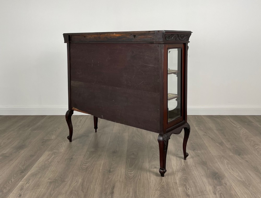 Antique 19th Century Display Cabinet In Mahogany View VI