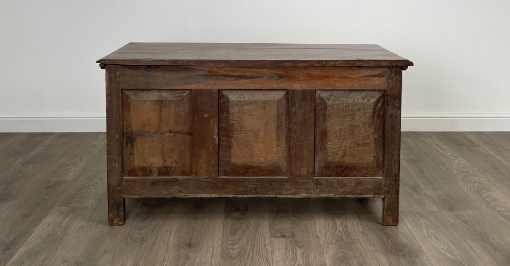 Antique 18th Century Blanket Box / Coffer In Oak View VII