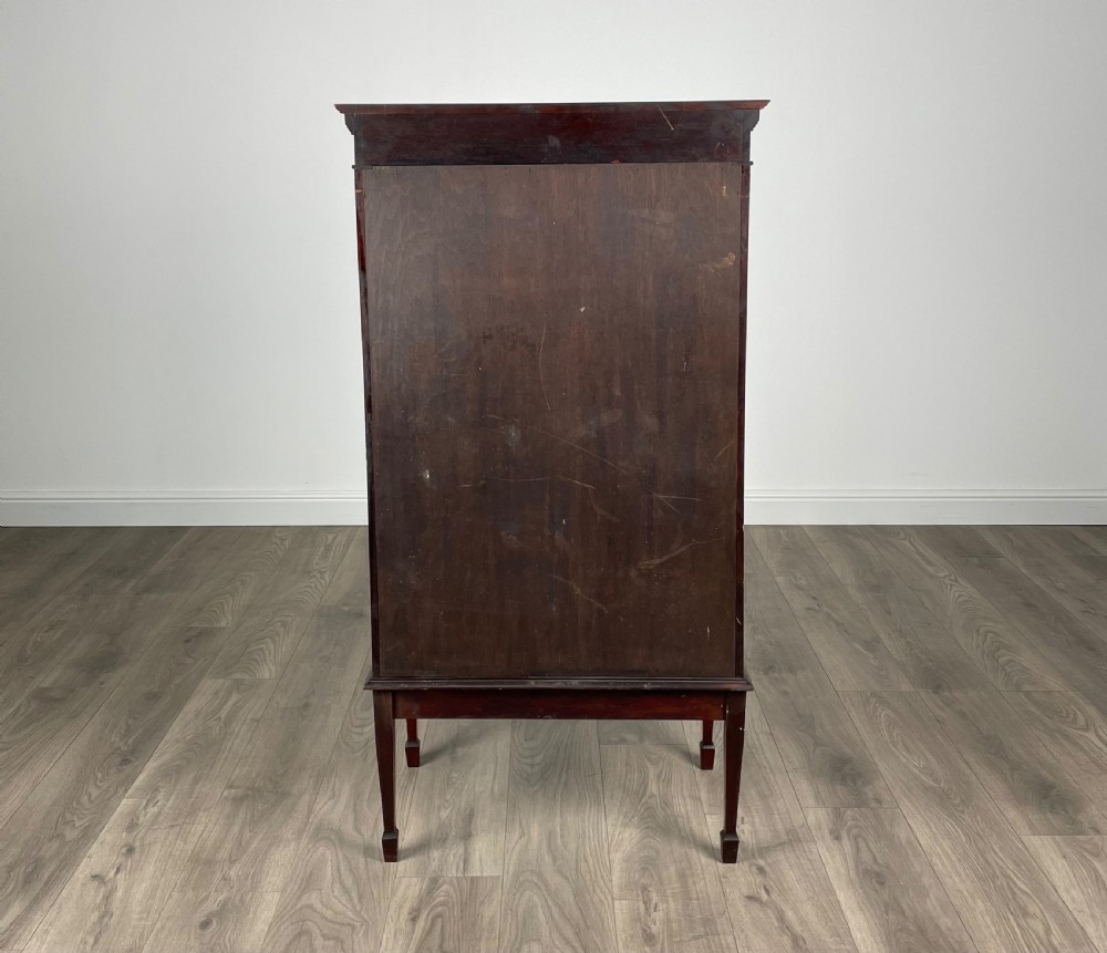 Antique Edwardian Glazed Display Cabinet In Mahogany View VII