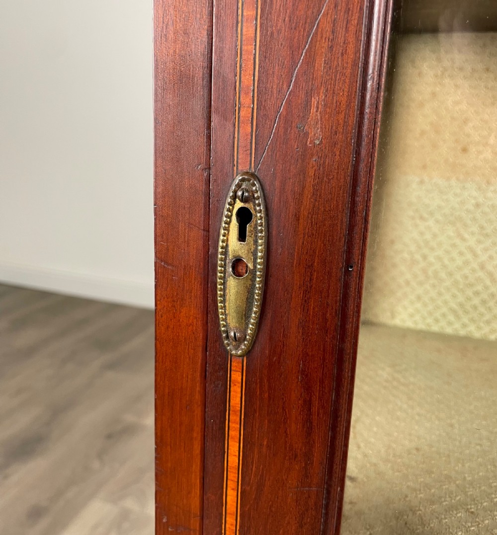 Antique Edwardian Glazed Display Cabinet In Mahogany View X