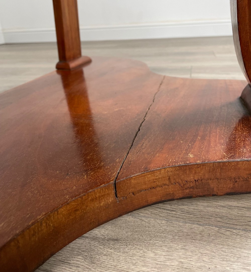 Antique 19th Century Marble Top Washstand In Mahogany View VIII
