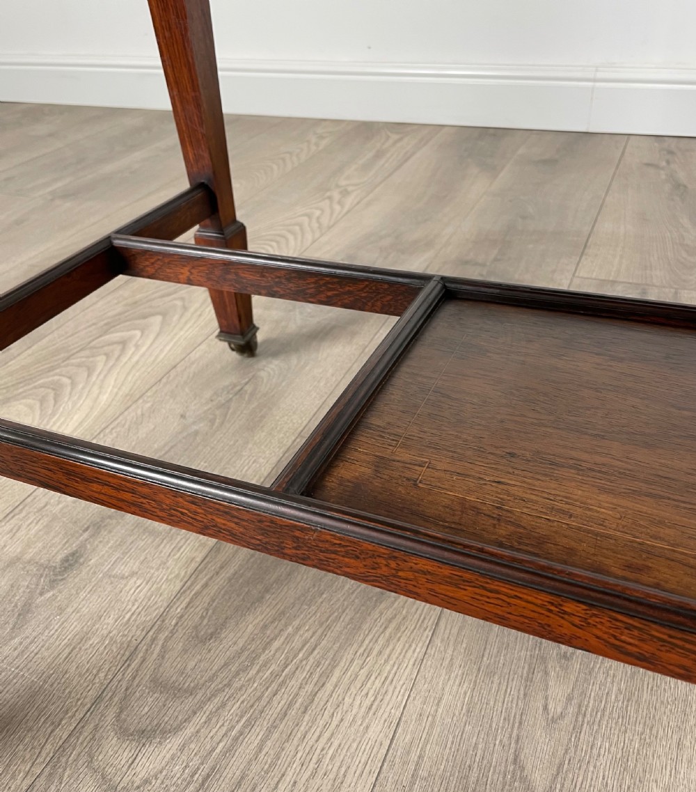 Antique 19th Century Inlaid Rosewood Dressing Table View VI