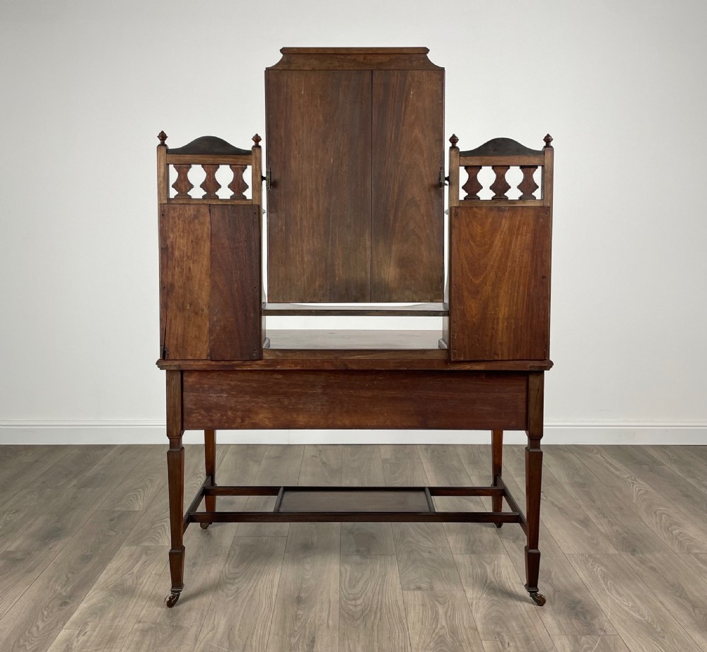 Antique 19th Century Inlaid Rosewood Dressing Table View IX