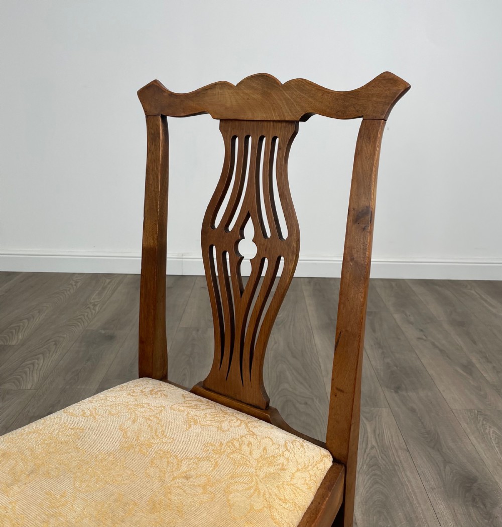 Antique 18th Century Set Of 6 Dining Chairs In Mahogany View VIII