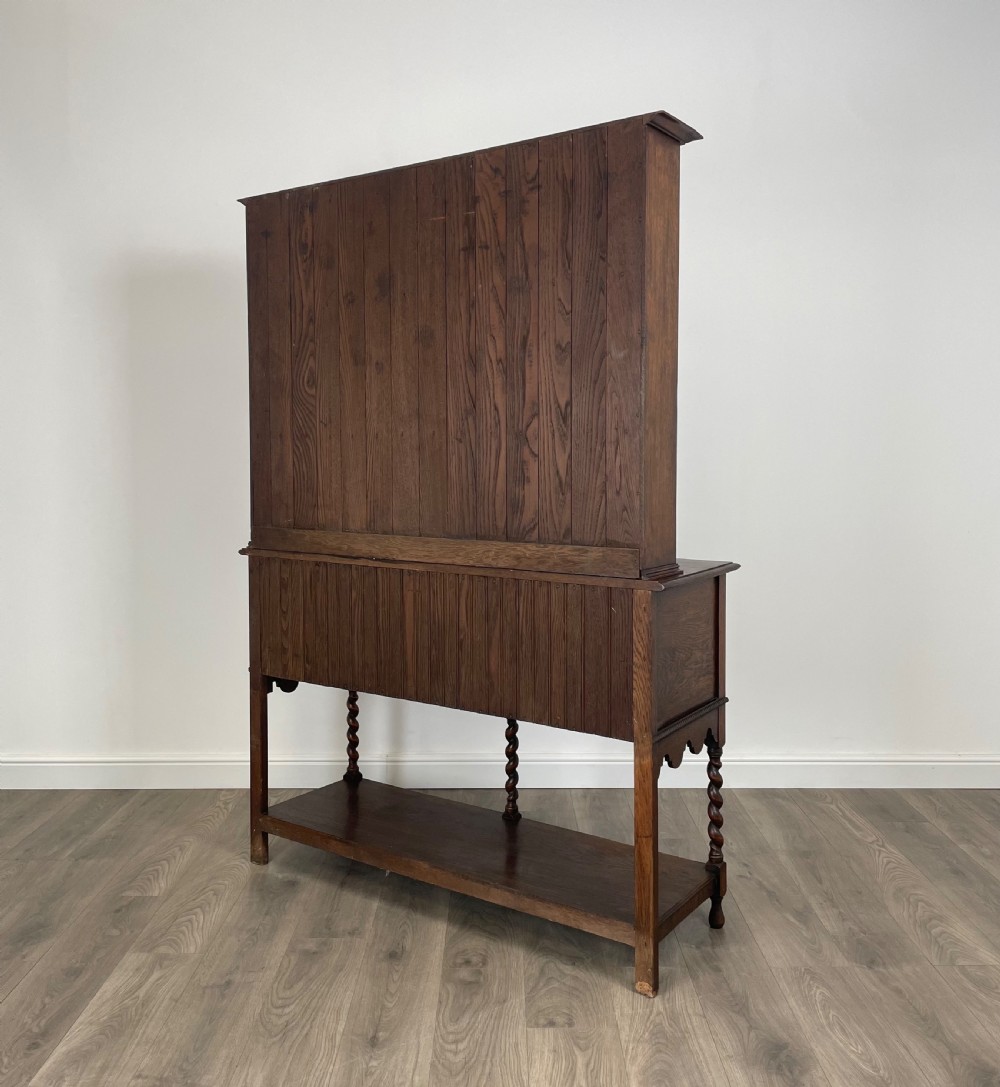 Antique Edwardian Dresser In Oak View VI