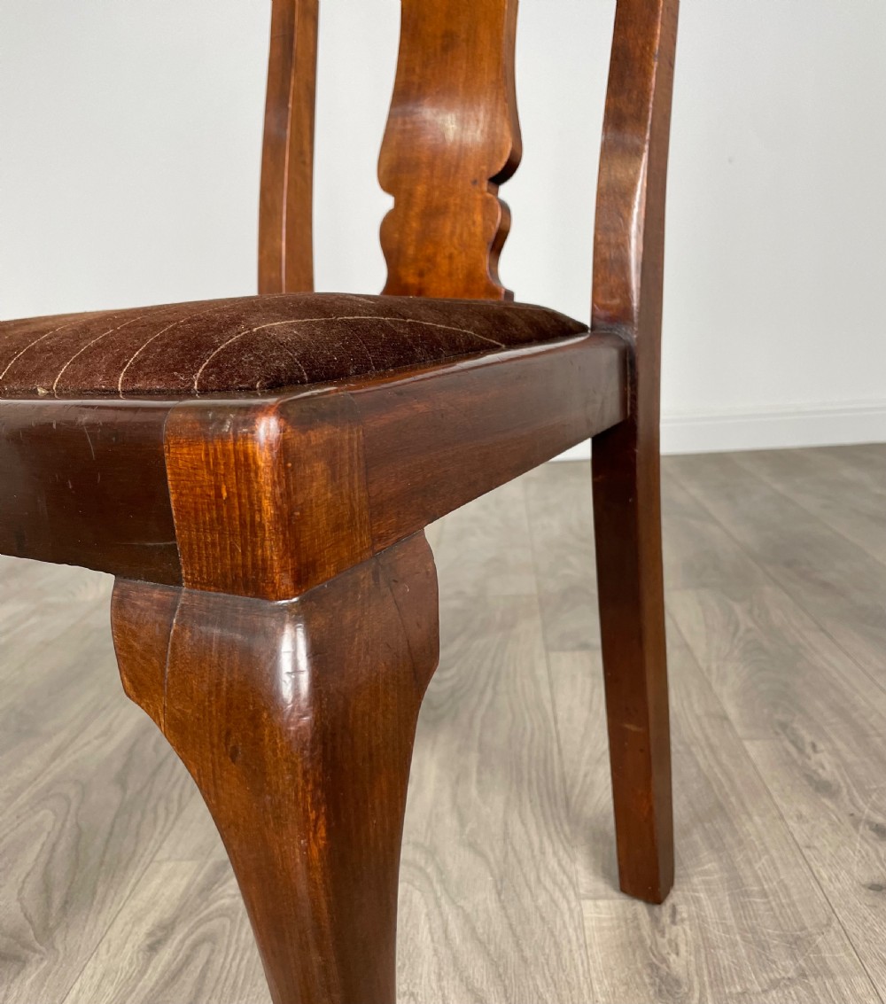 Antique 20th Century Set Of 6 Dining Chairs In Mahogany View VIII