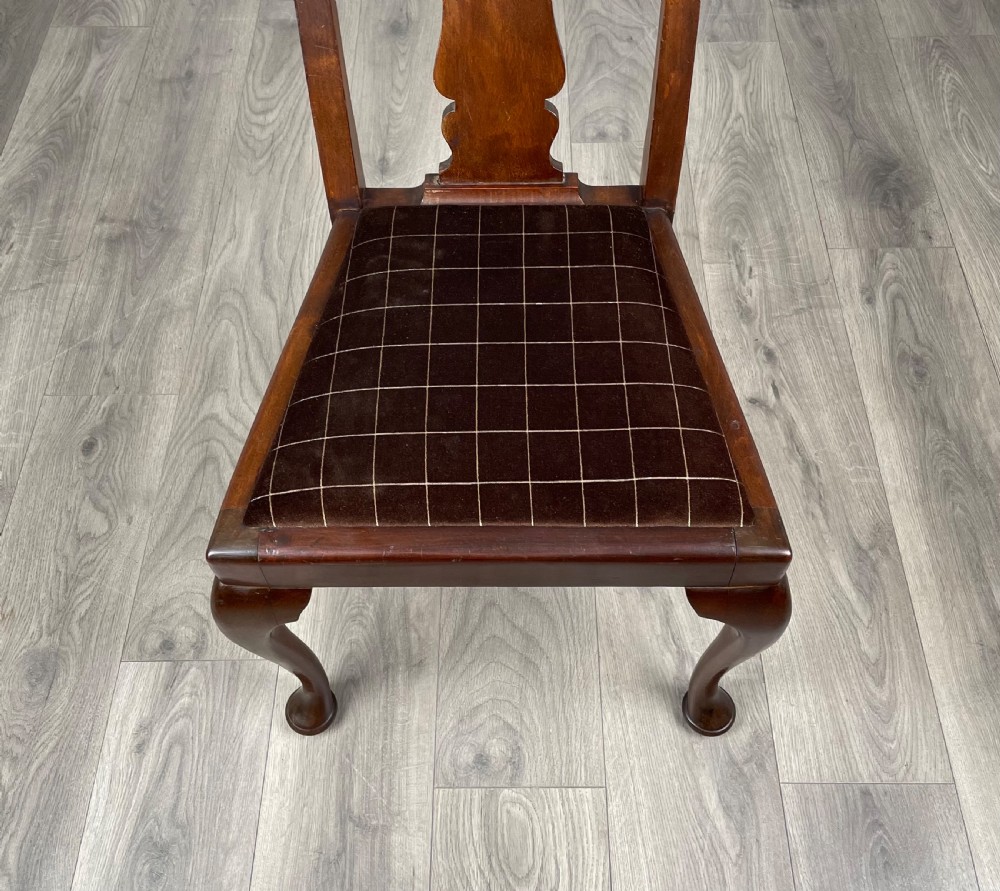 Antique 20th Century Set Of 6 Dining Chairs In Mahogany View IX