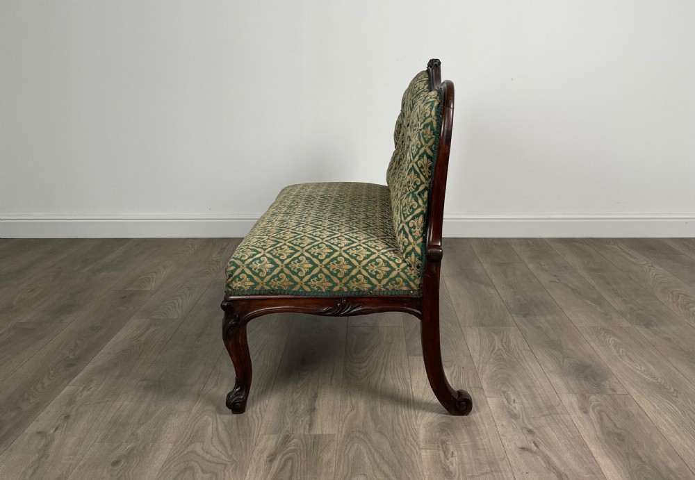 Antique 19th Century Rosewood Hall Seat / Settee View III