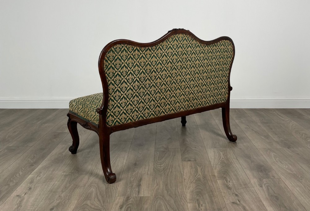 Antique 19th Century Rosewood Hall Seat / Settee View IV