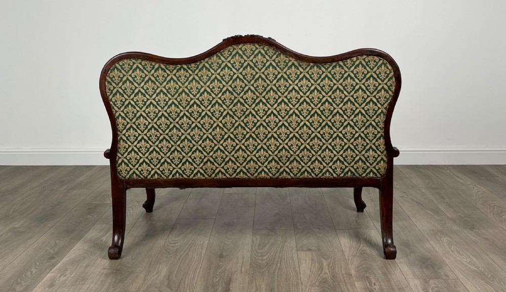Antique 19th Century Rosewood Hall Seat / Settee View V