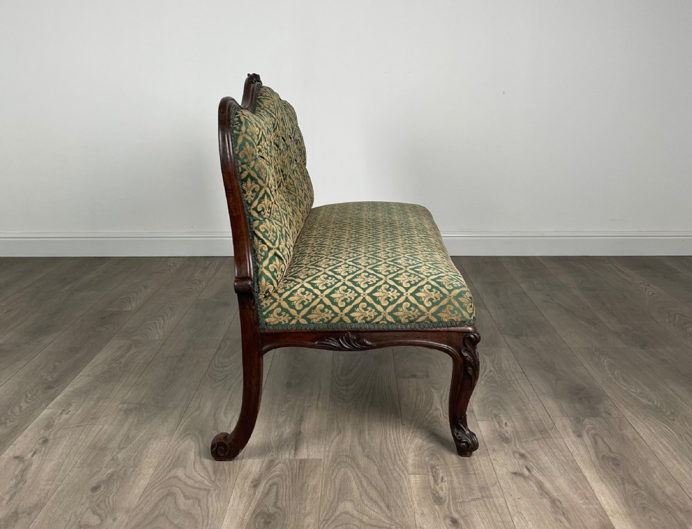 Antique 19th Century Rosewood Hall Seat / Settee View VII