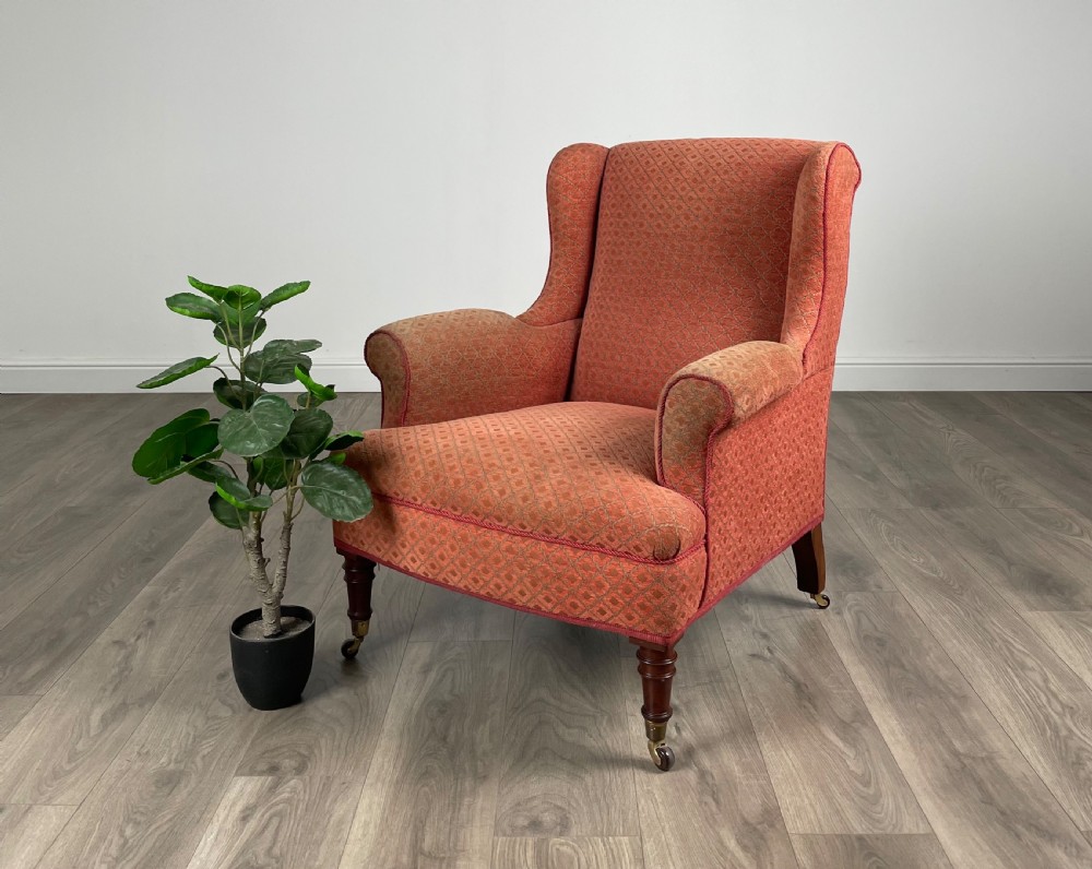 Antique 19th Century Armchair In Mahogany