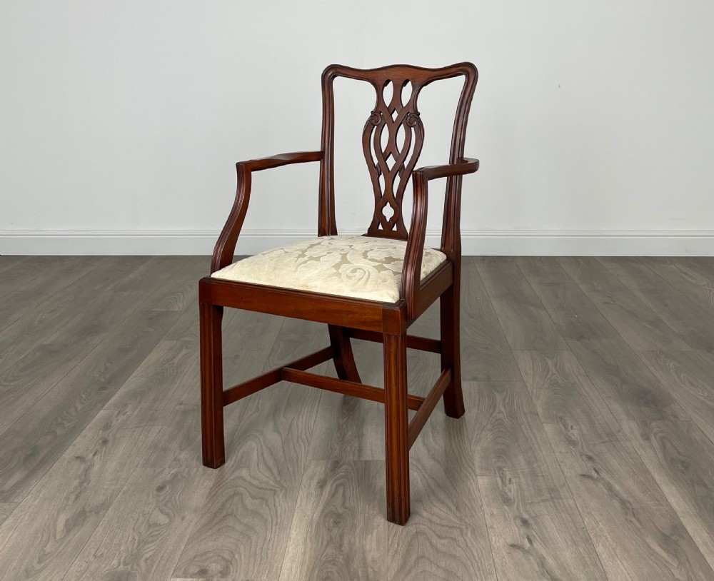 Antique Set Of 6 Georgian Dining Chairs In Mahogany View II