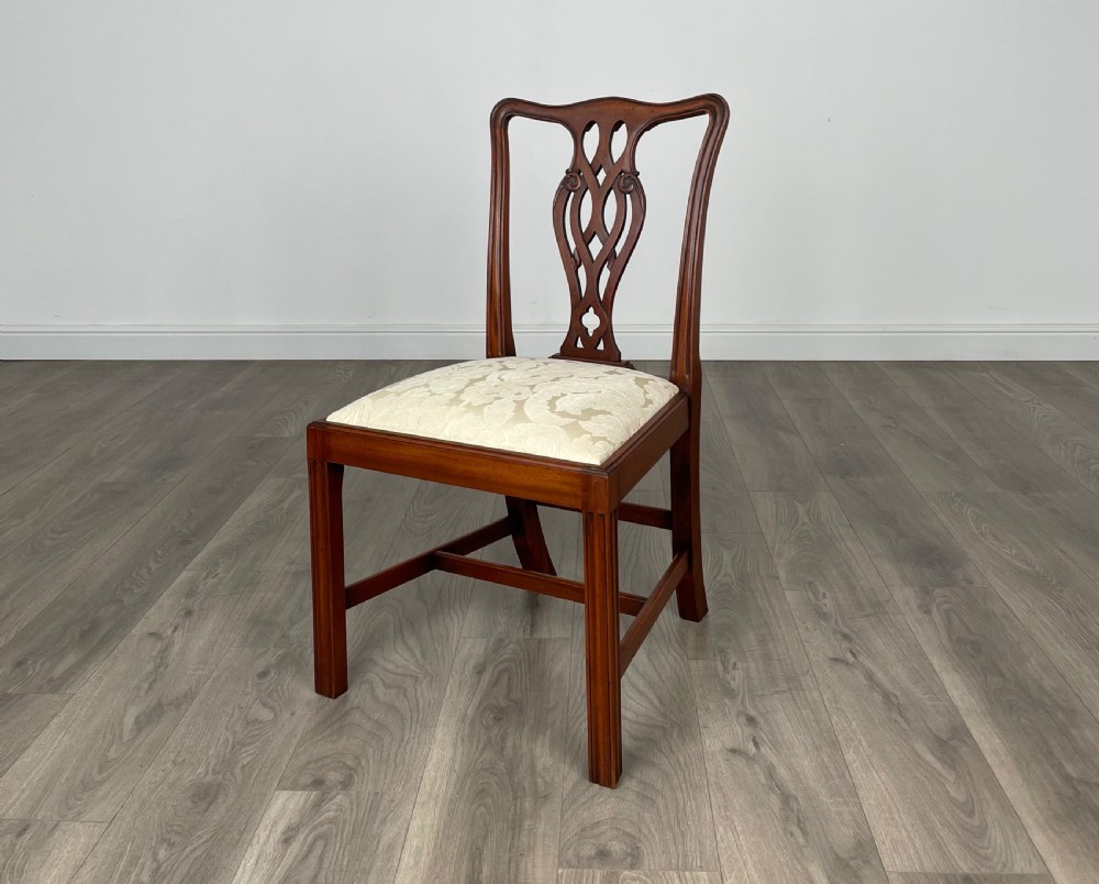 Antique Set Of 6 Georgian Dining Chairs In Mahogany View III