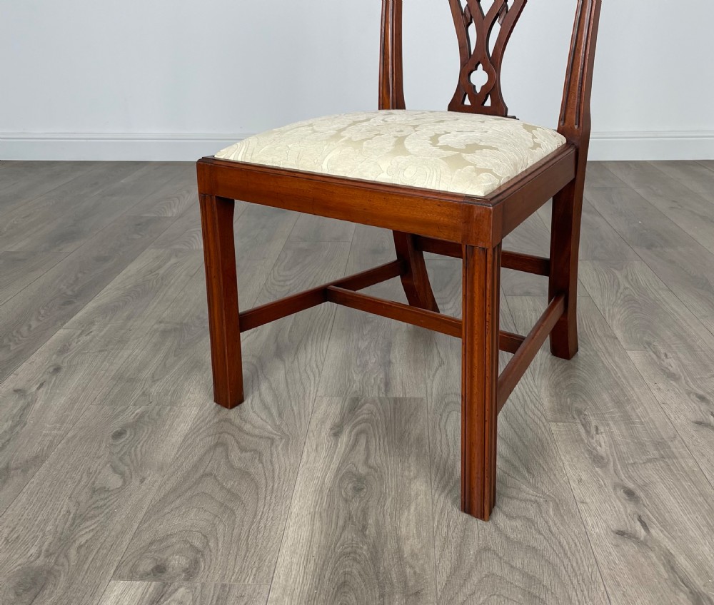 Antique Set Of 6 Georgian Dining Chairs In Mahogany View V
