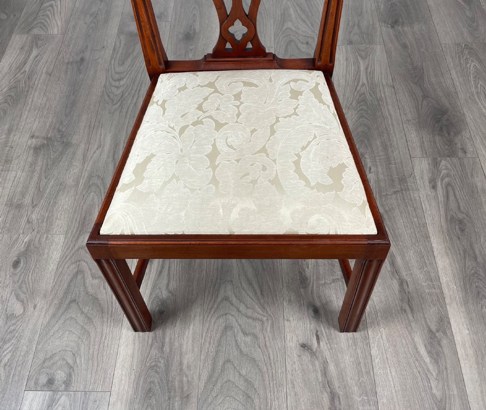 Antique Set Of 6 Georgian Dining Chairs In Mahogany View IX