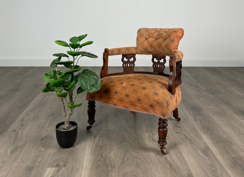 Antique Late Victorian Suite In Mahogany View II