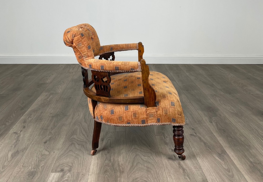 Antique Late Victorian Suite In Mahogany View VI