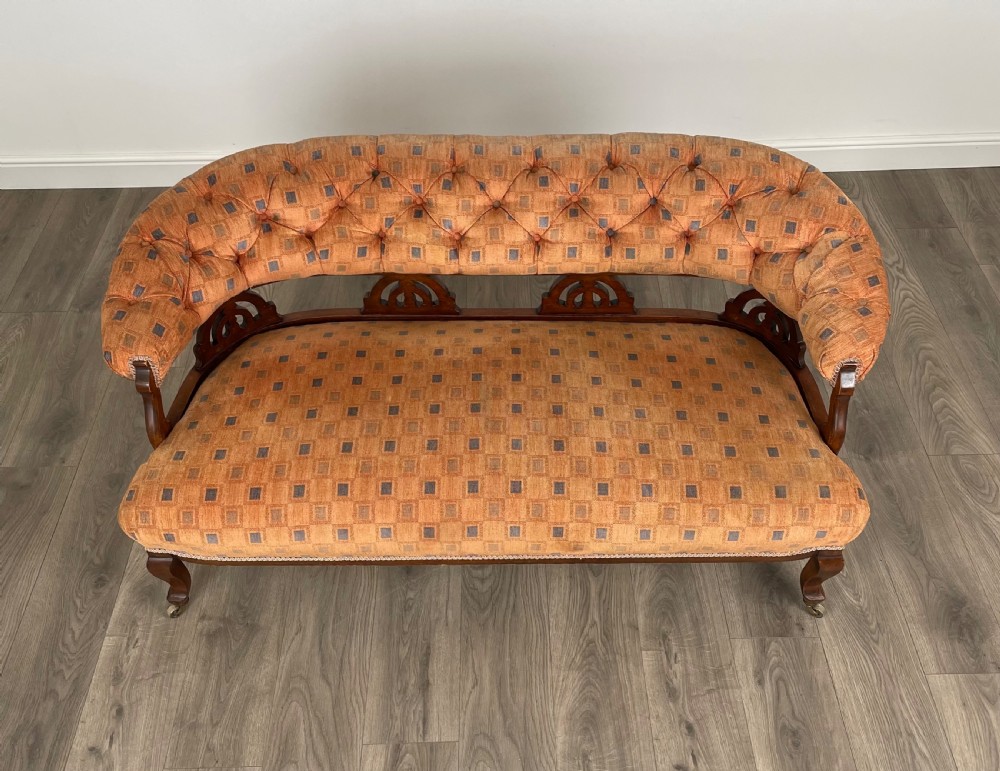 Antique Late Victorian Suite In Mahogany View XI