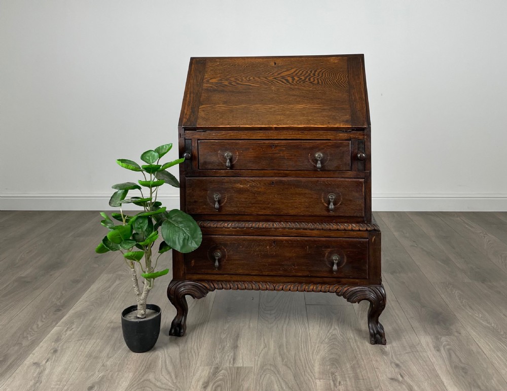 Antique 20th Century Bureau In Oak