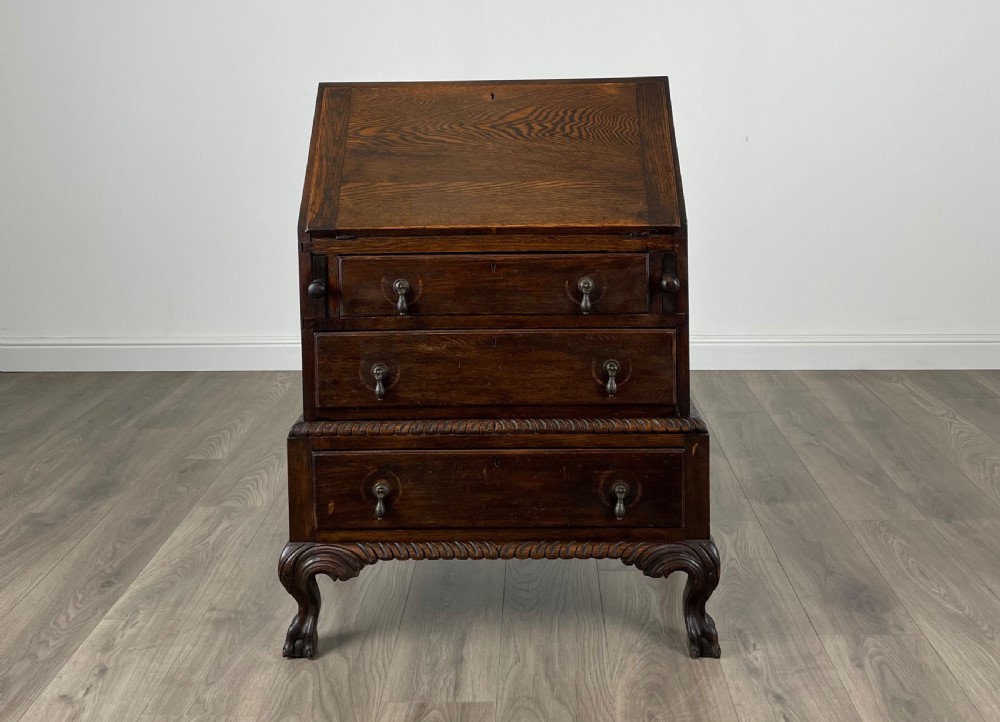 Antique 20th Century Bureau In Oak View II