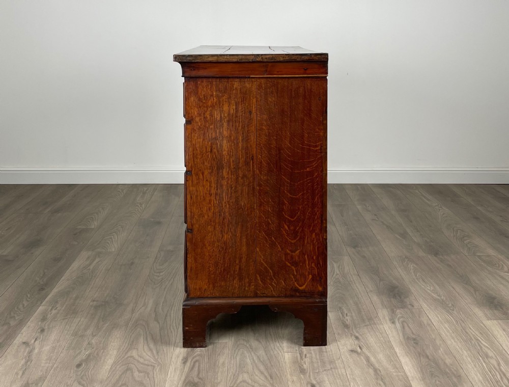 Antique 18th Century Figured Walnut Chest Of Drawers View VI