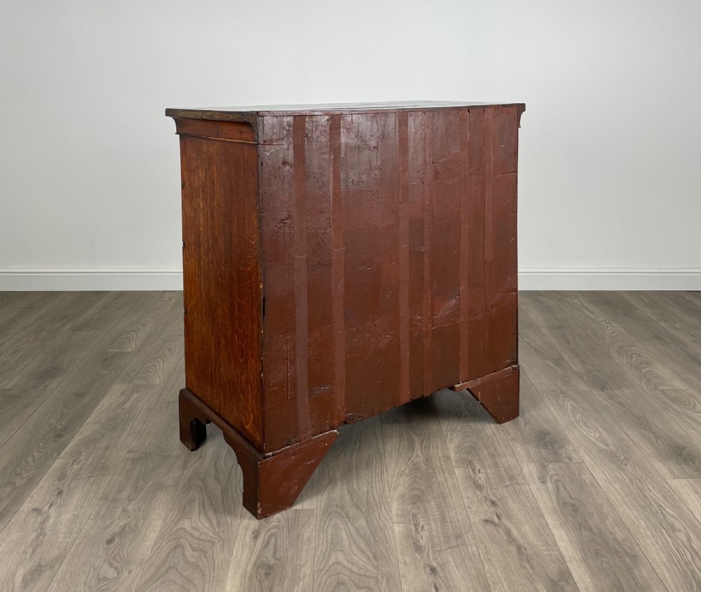 Antique 18th Century Figured Walnut Chest Of Drawers View VII