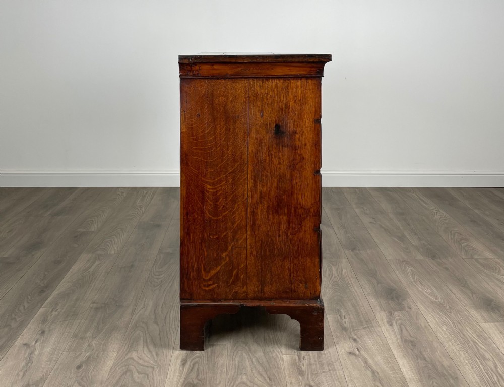 Antique 18th Century Figured Walnut Chest Of Drawers View X