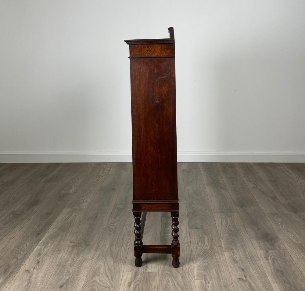Antique 20th Century Display Cabinet In Oak View IV