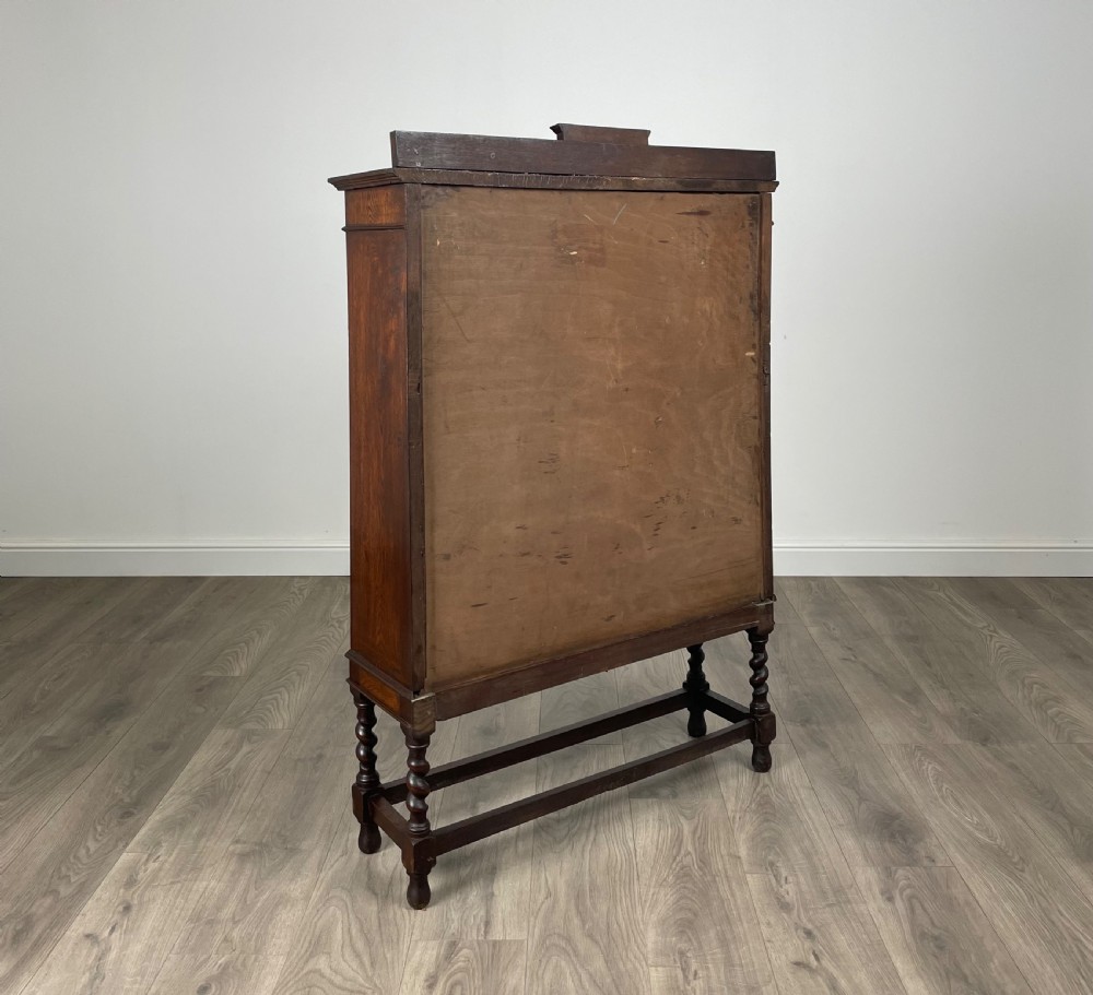 Antique 20th Century Display Cabinet In Oak View V