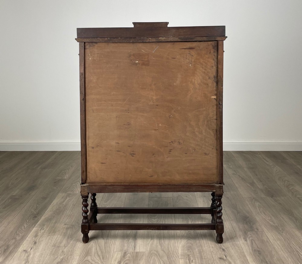 Antique 20th Century Display Cabinet In Oak View VI