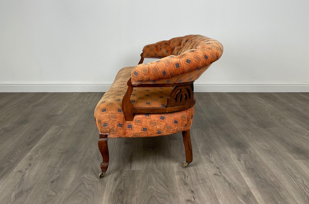 Antique 19th Century Settee In Mahogany View III