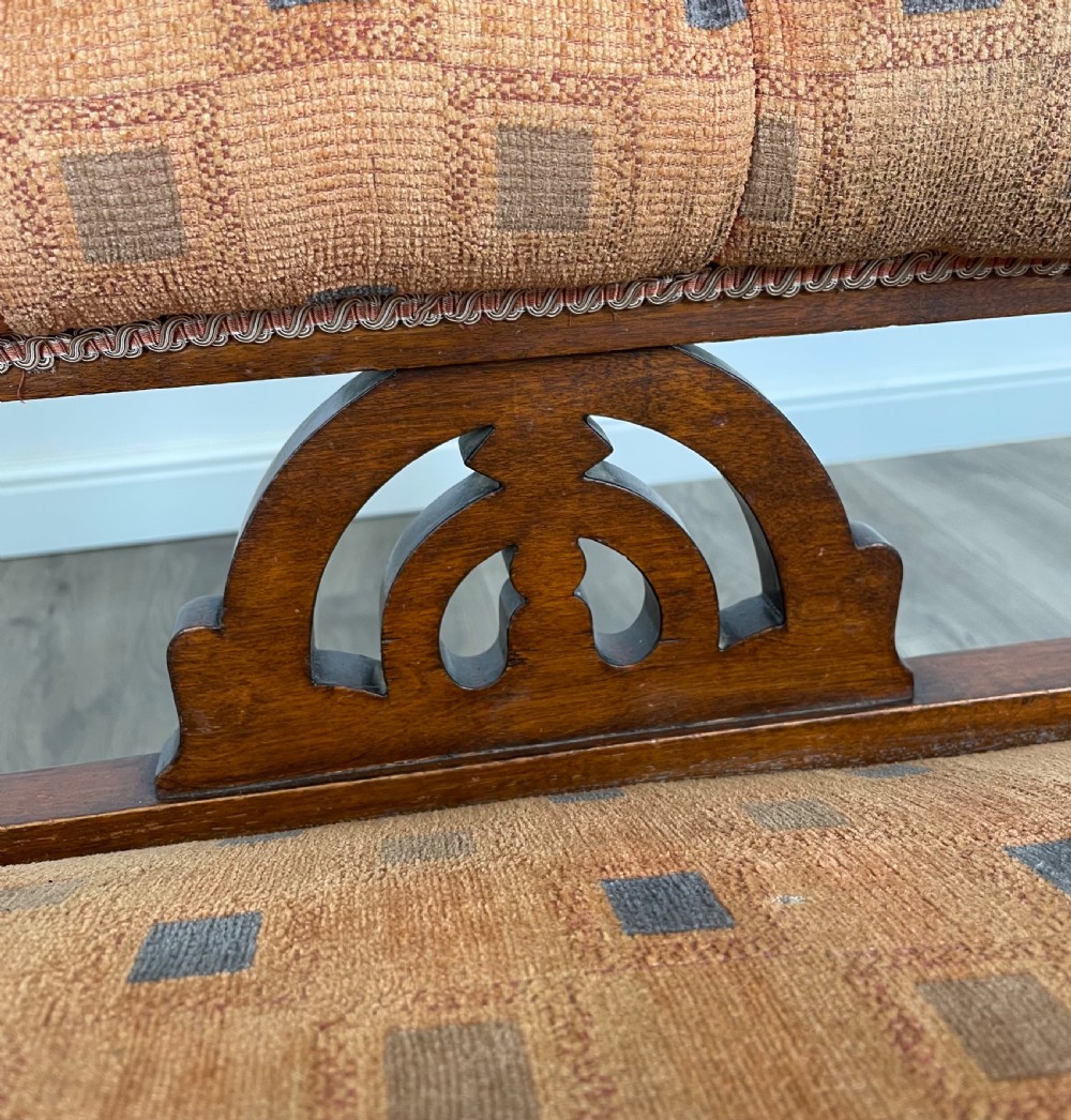 Antique 19th Century Settee In Mahogany View X