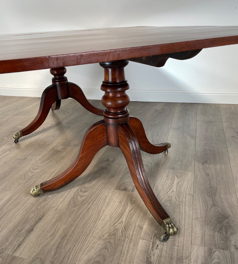 Antique Georgian Extending Dining Table In Mahogany View III