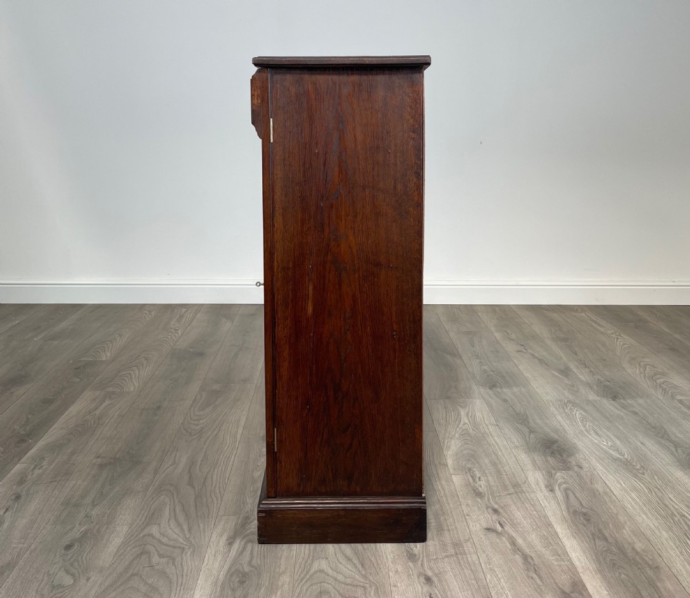 Antique Edwardian Wellington Chest Of Drawers In Oak View VI
