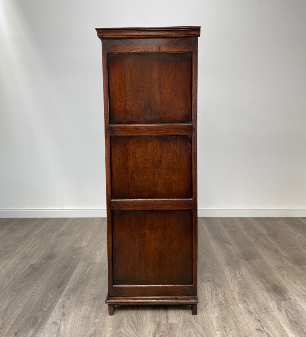 Antique Edwardian Wardrobe In Solid Oak View IV