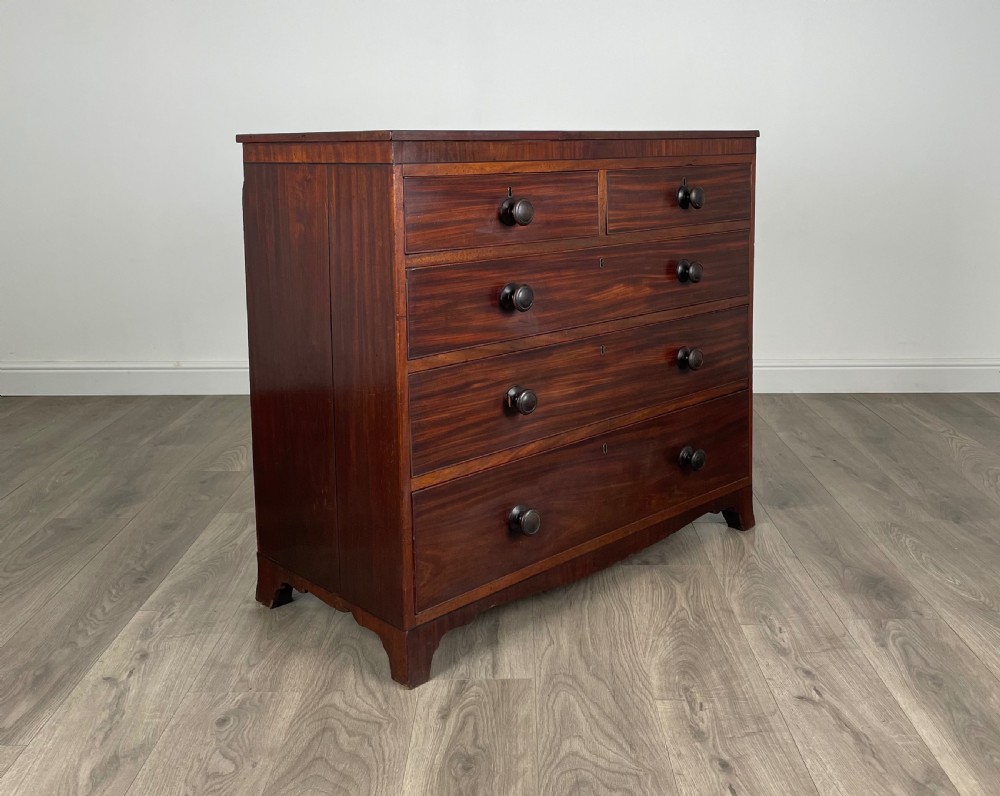 Antique Georgian Chest Of Drawers In Mahogany View VIII