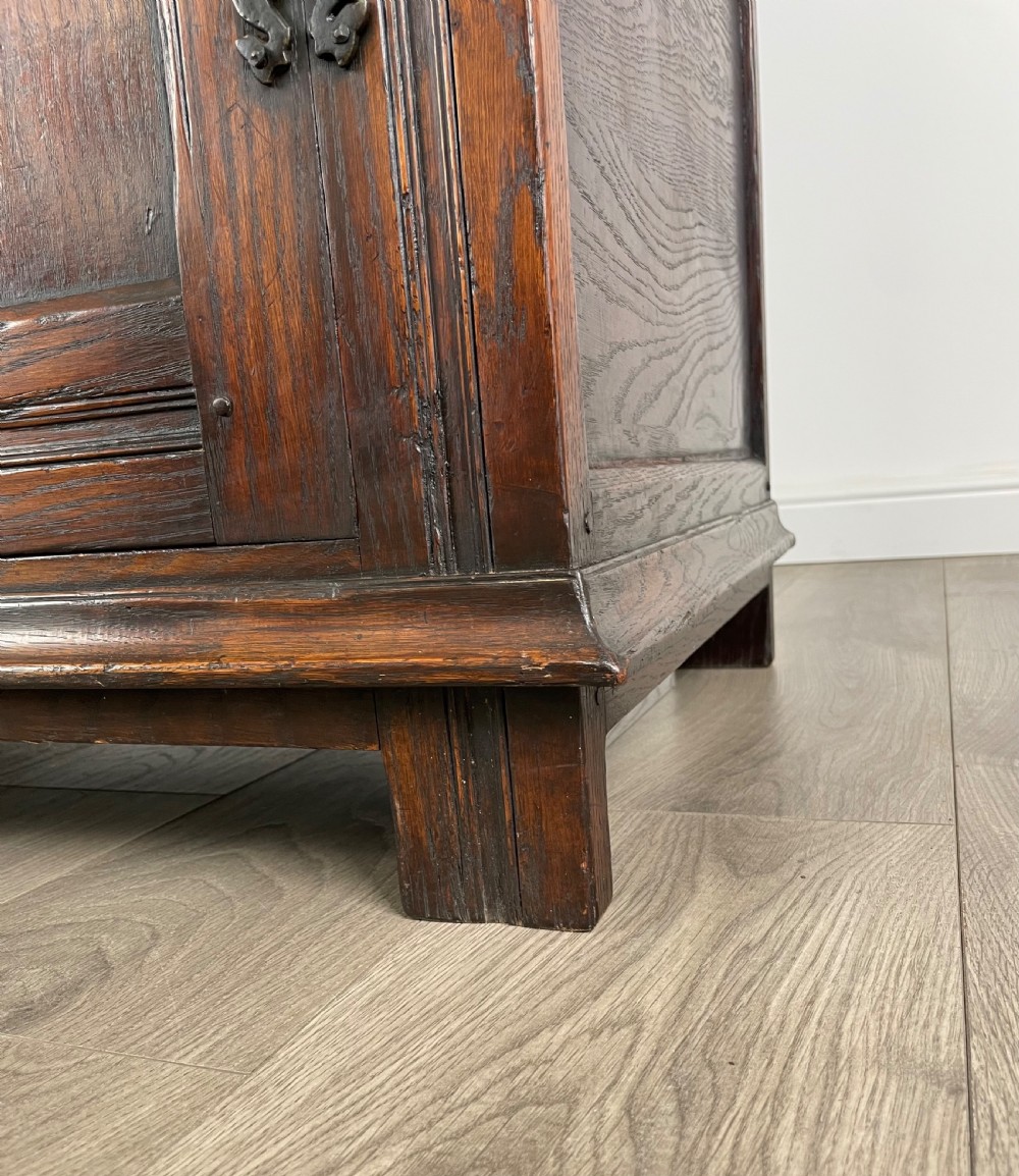 Antique Edwardian Solid Oak Wardrobe View XIII