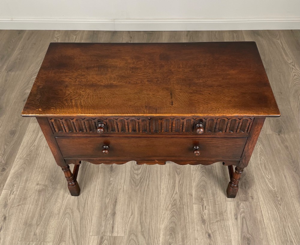 Antique 20th Century Sideboard In Oak View IX